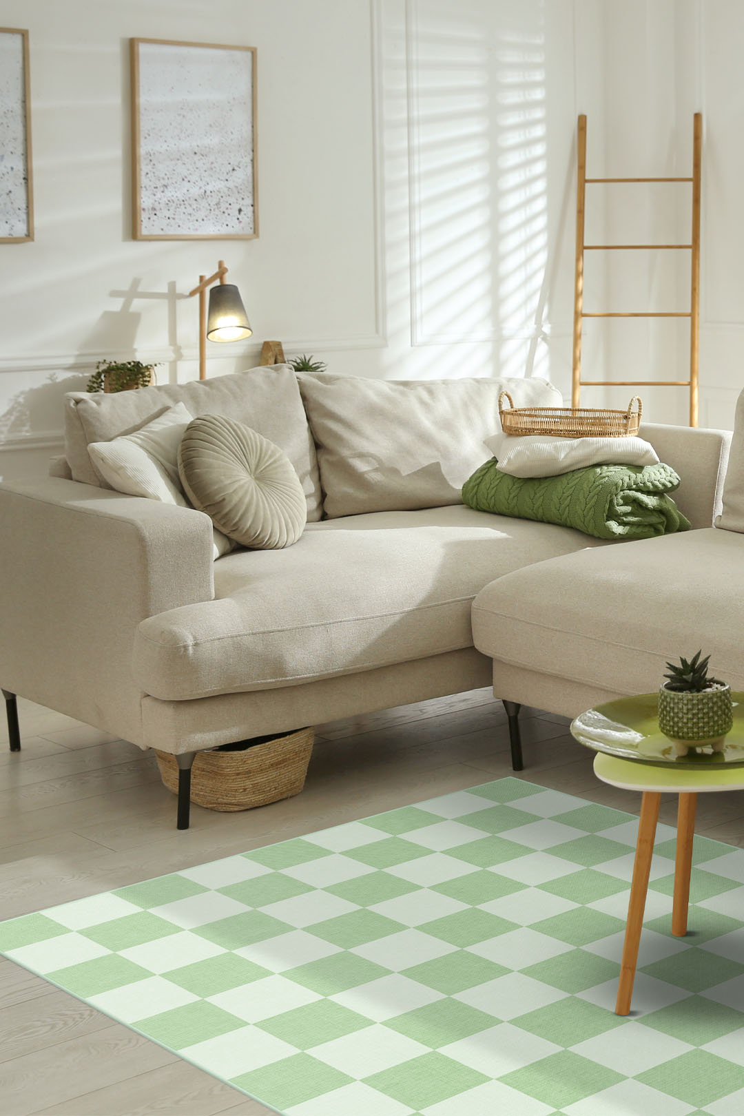 teppana-playful-apple-teppich-waschbarer-indoor-teppich-in-gr-n-geometrisches-ka image 4