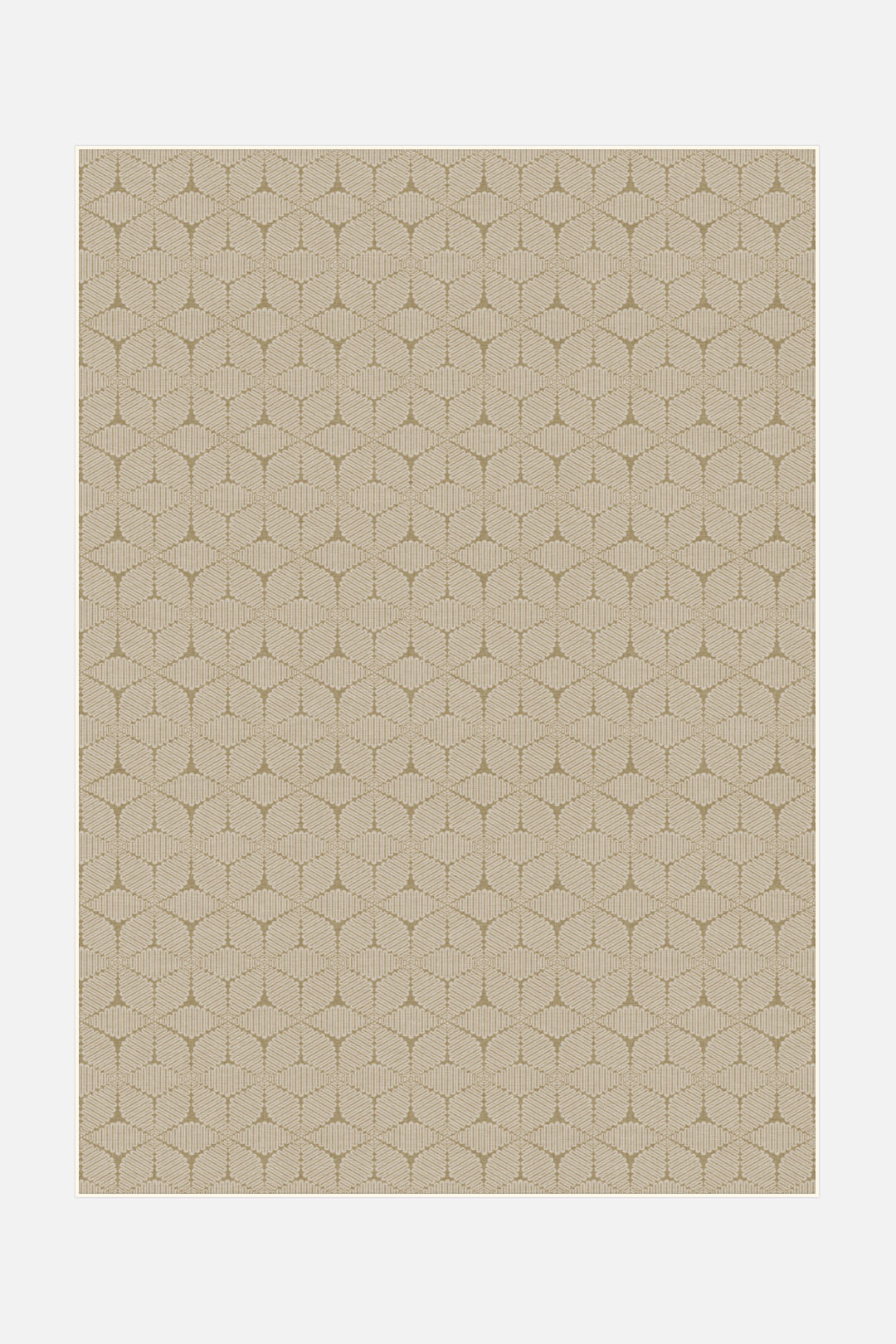 teppana-flockentanz-mandel-teppich-waschbarer-indoor-teppich-mit-geometrischem-m image 1