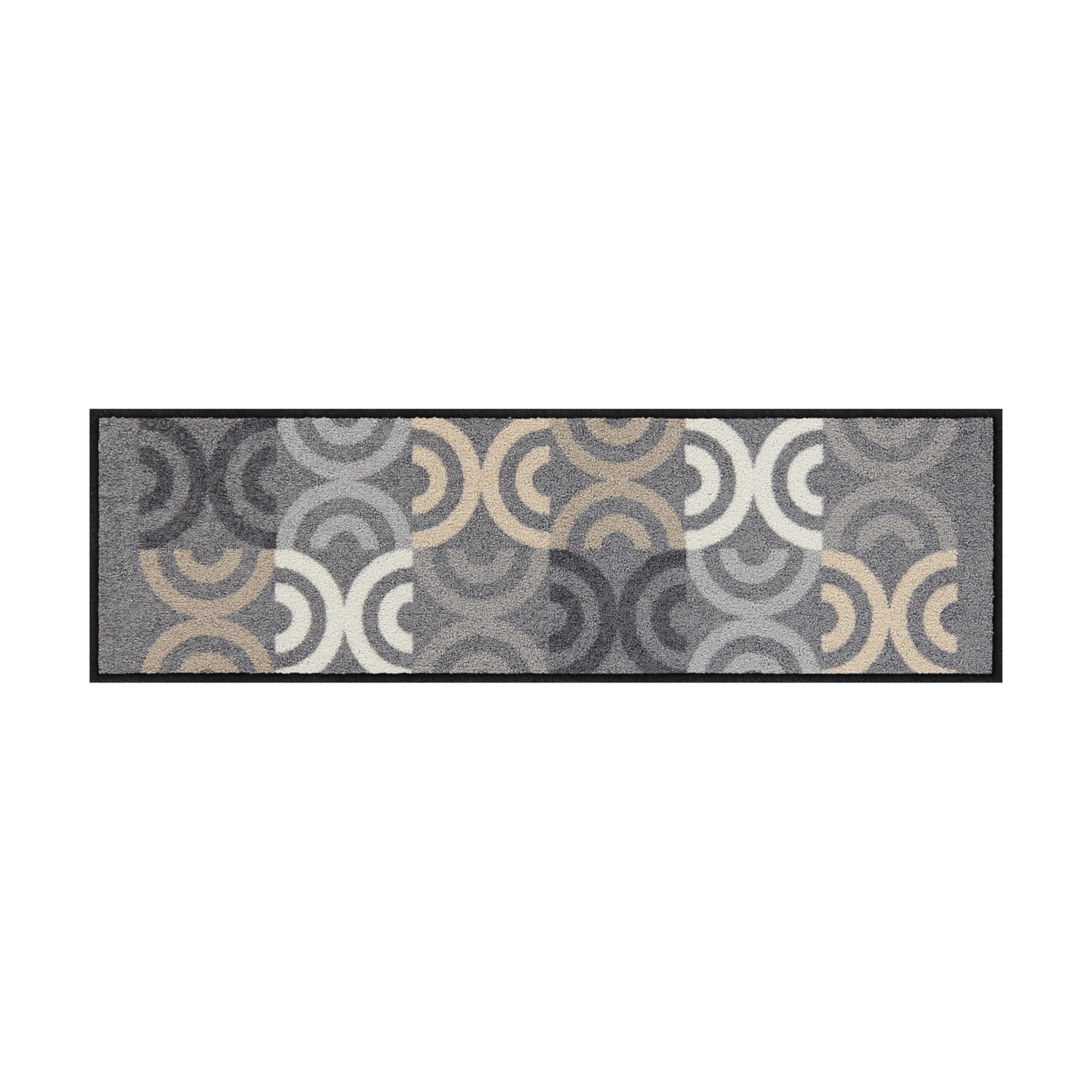 salonloewe-borrby-city-chic-l-ufer-30-x-100-cm-rutschfeste-fu-matte-in-grau-beig image 1