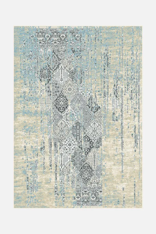 teppana-annika-dezent-teppich-waschbarer-teppich-blau-grau image 1