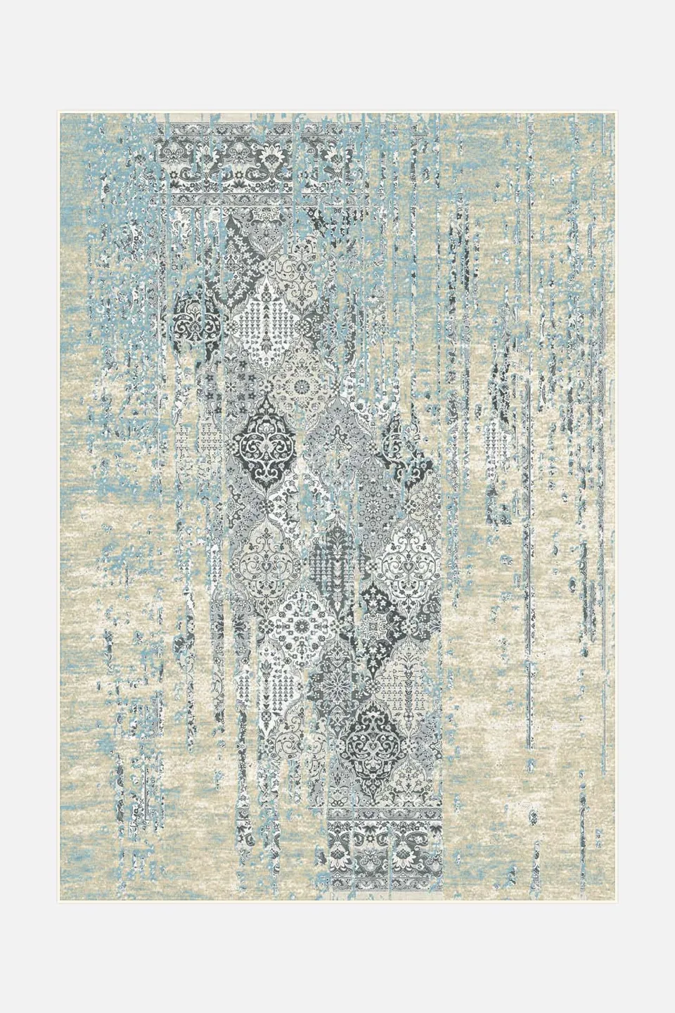teppana-annika-dezent-teppich-waschbarer-teppich-blau-grau image 1