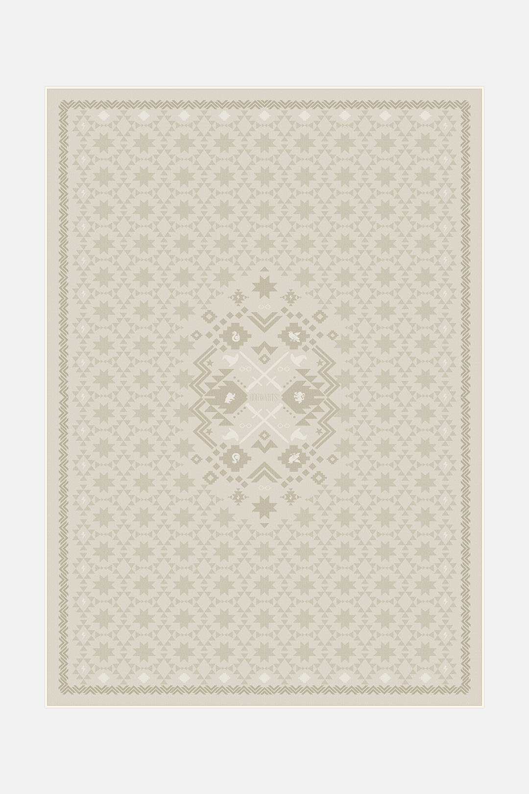 teppana-harry-potter-duell-beige-teppich-waschbar-mit-rutschmatte image 1