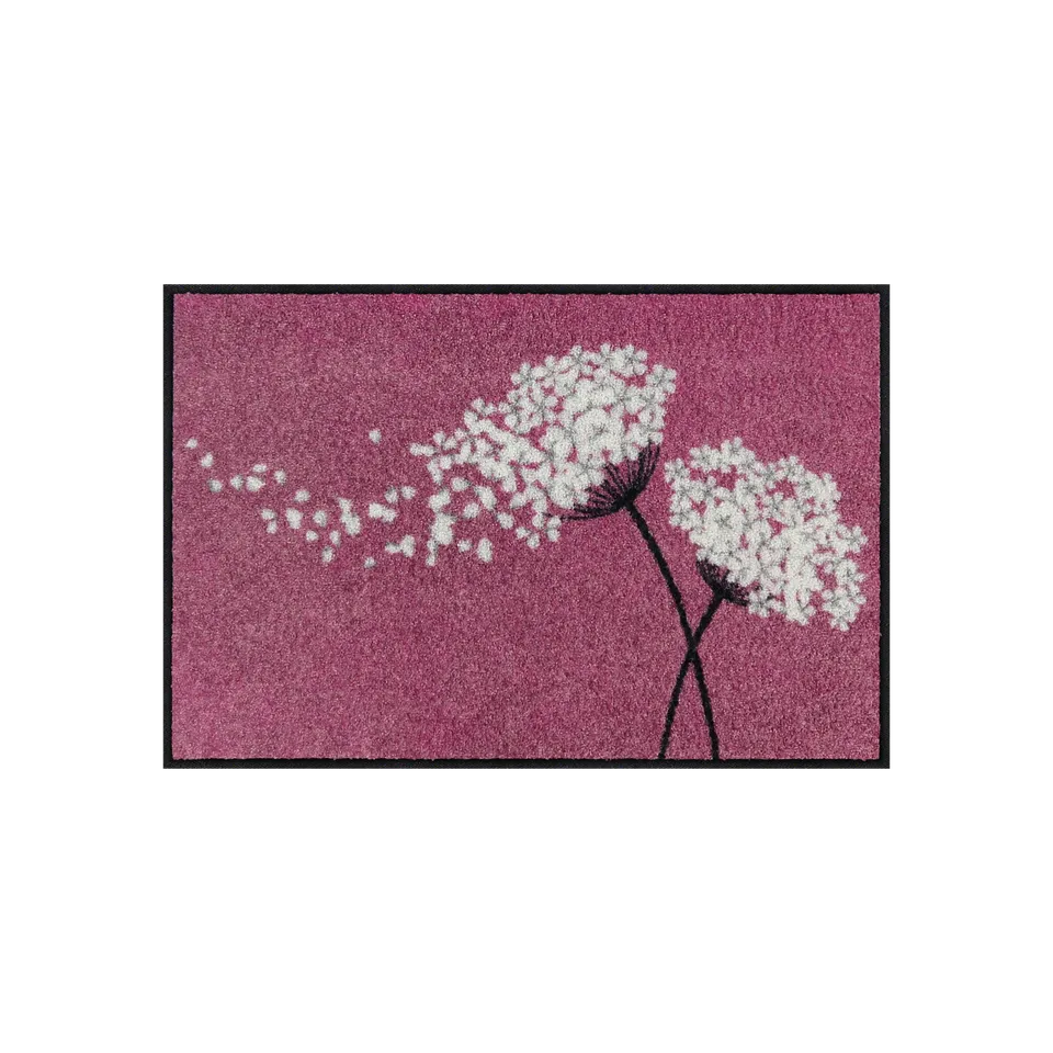 salonloewe-wishfull-blossom-berry-eingangsmatte-50-x-75-cm-waschbare-fu-matte-mi image 1