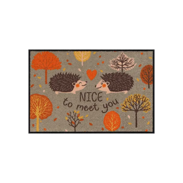 salonloewe-forest-date-eingangsmatte-50-x-75-cm-herbstmotiv-mit-igeln-polyamid-r image 1
