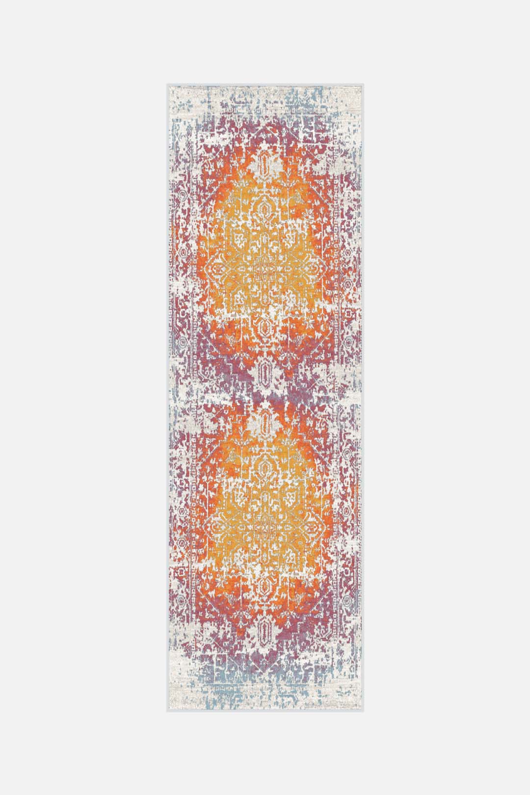 teppana-romina-bunt-teppich-waschbarer-kurzflor-teppich-mit-rutschfester-matte-i image 5