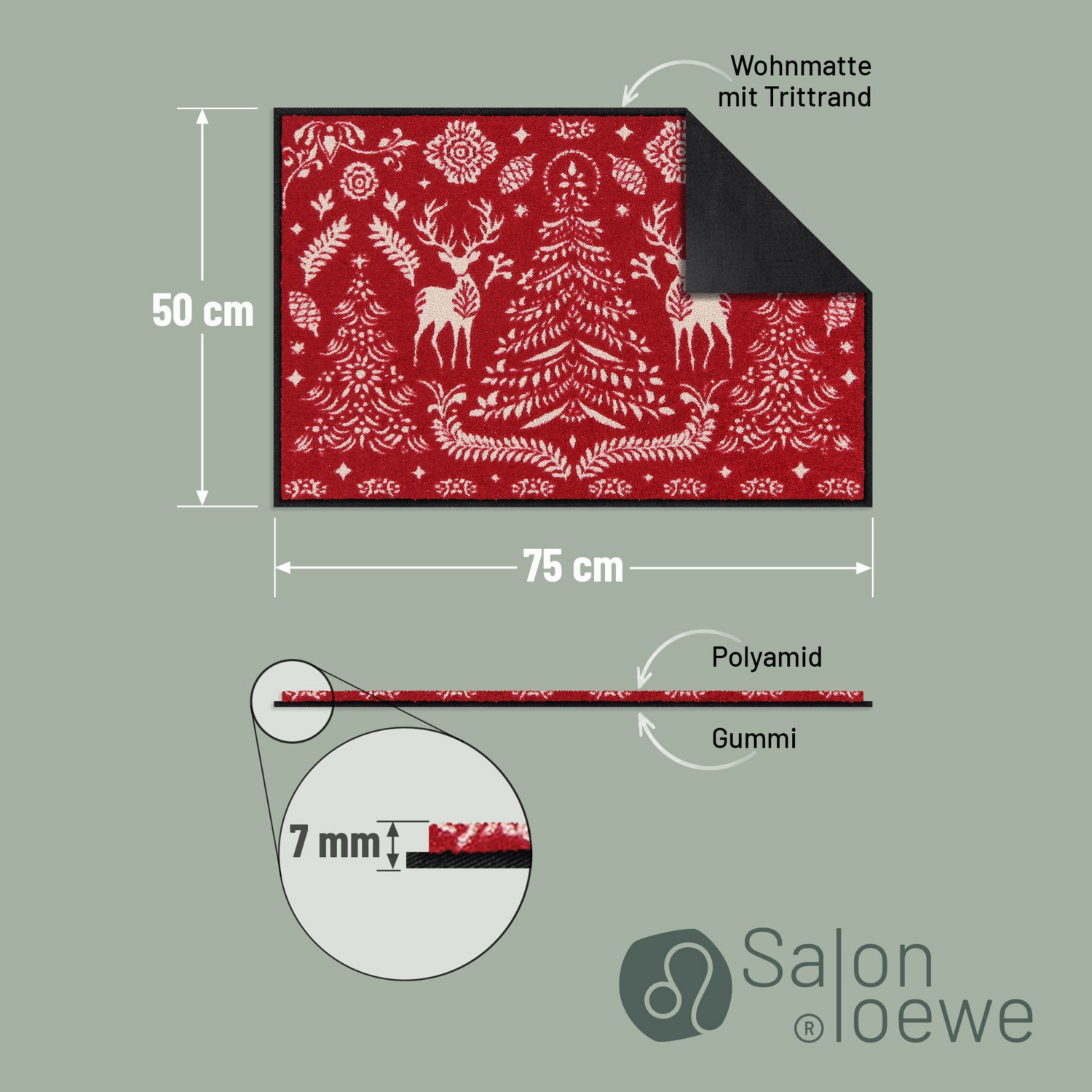 salonloewe-scandi-forest-red-eingangsmatte-50-x-75-cm-festliche-waschbare-fu-mat image 3
