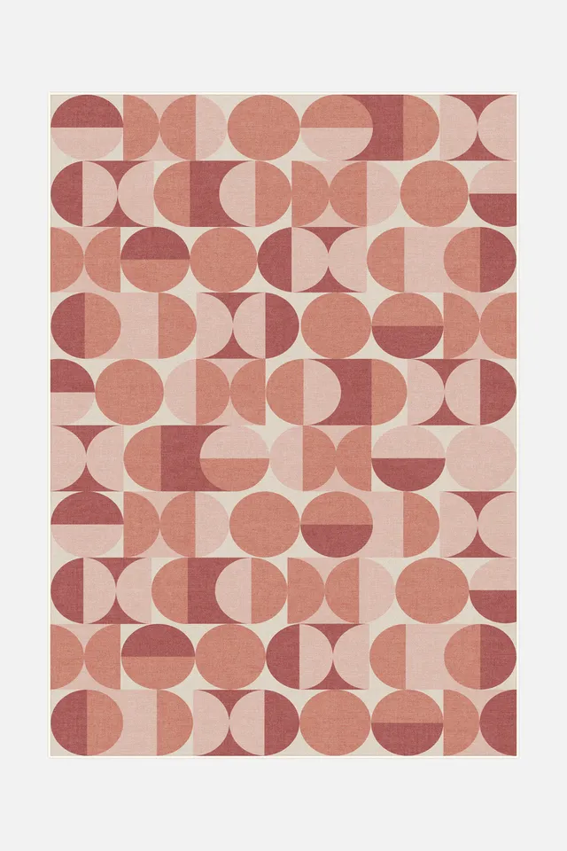 teppana-ronda-ziegel-teppich-modern-geometrisch-gelb-orange image 1