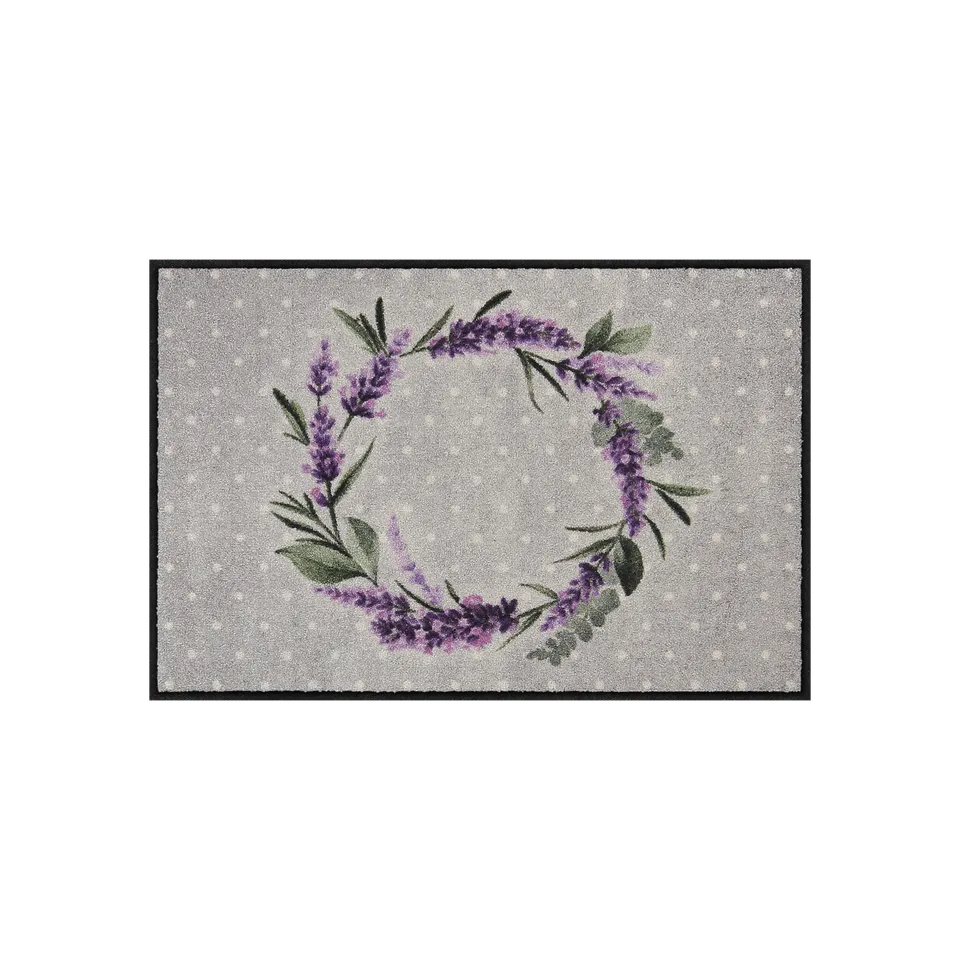 salonloewe-lavender-wreath-eingangsmatte-50-x-75-cm image 1