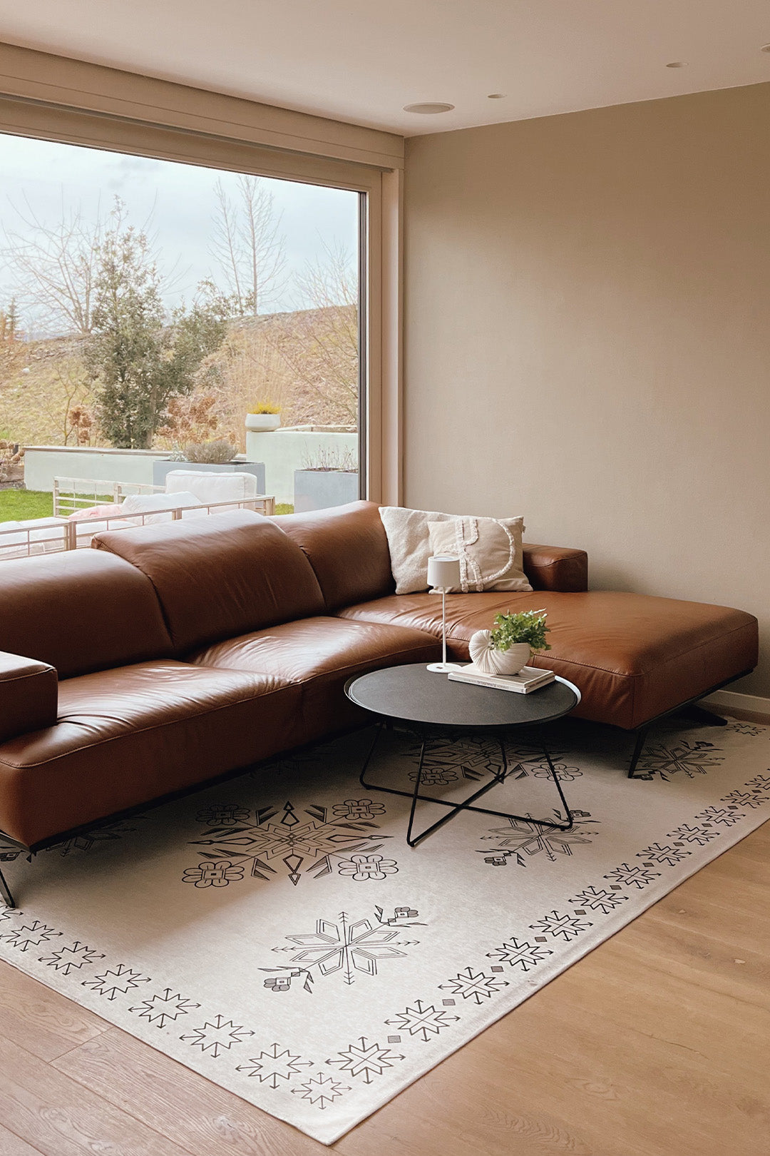 teppana-hygge-kitt-teppich-waschbar-beige-natur-boho image 5
