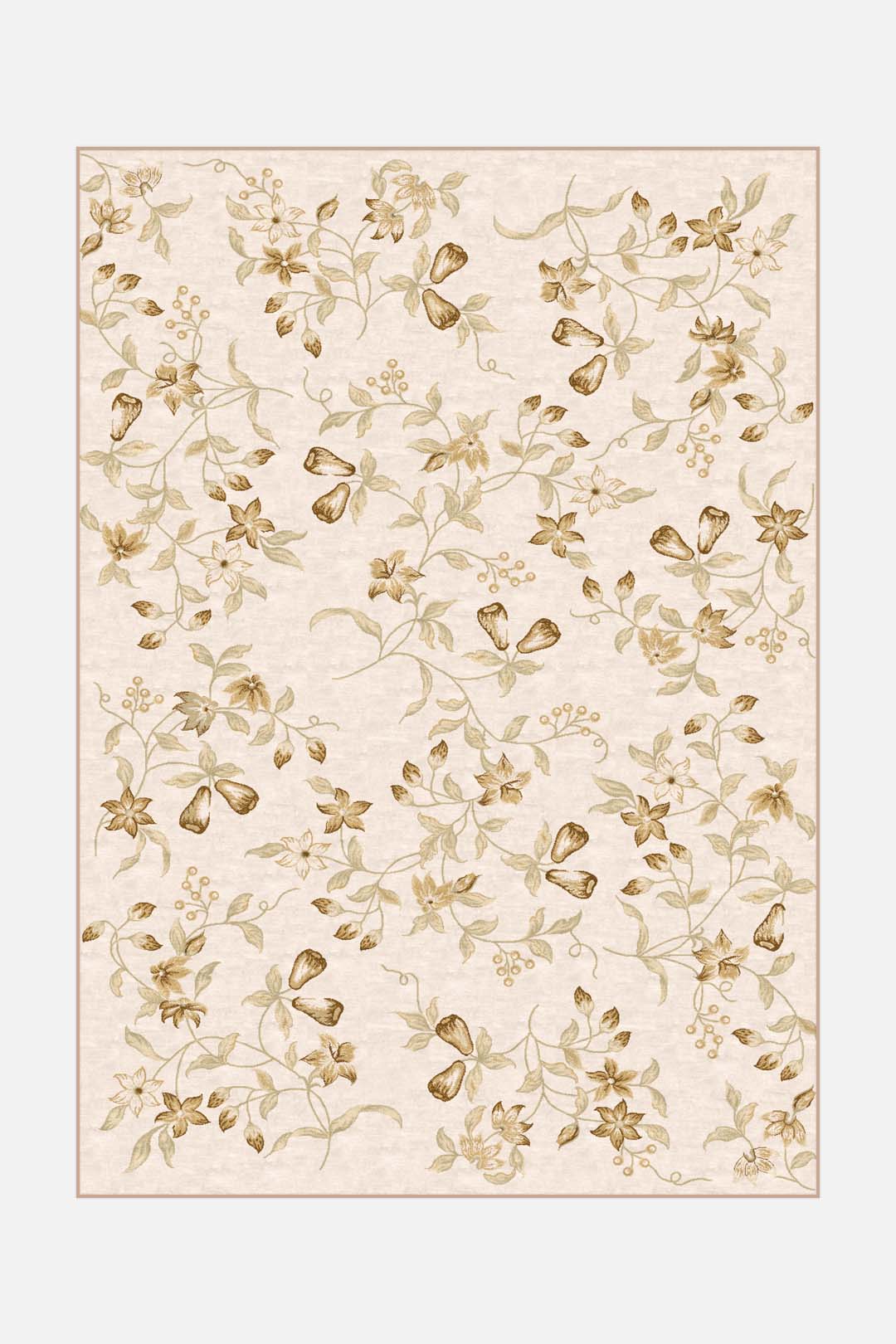 teppana-lale-beige-teppich-waschbarer-teppich-mit-rutschmatte image 1