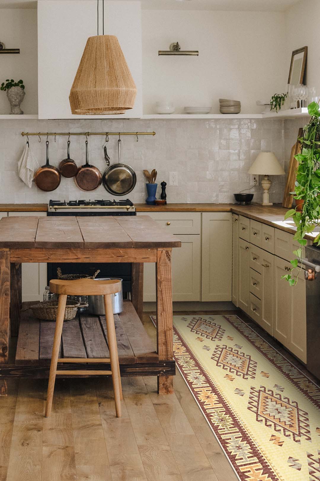 teppana-margo-kelim-teppich-waschbarer-teppich-im-marokkanischen-kelim-stil-brau image 8