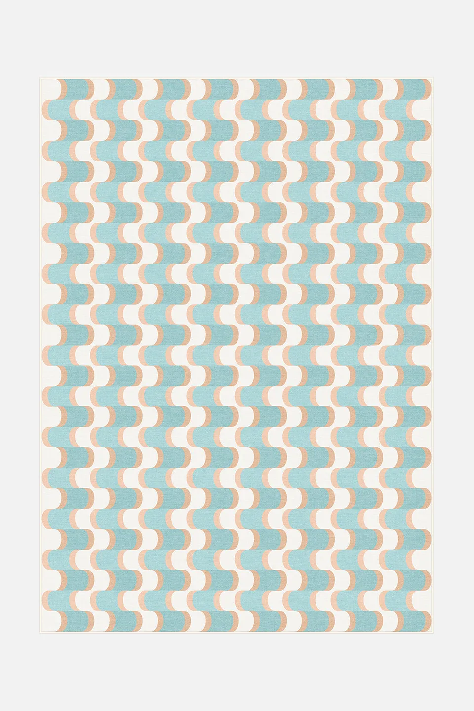 teppana-linea-pastell-waschbarer-geometrischer-teppich image 1