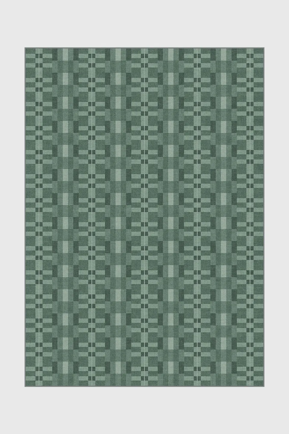 teppana-viera-waldgr-n-waschbarer-teppich-geometrisch image 1