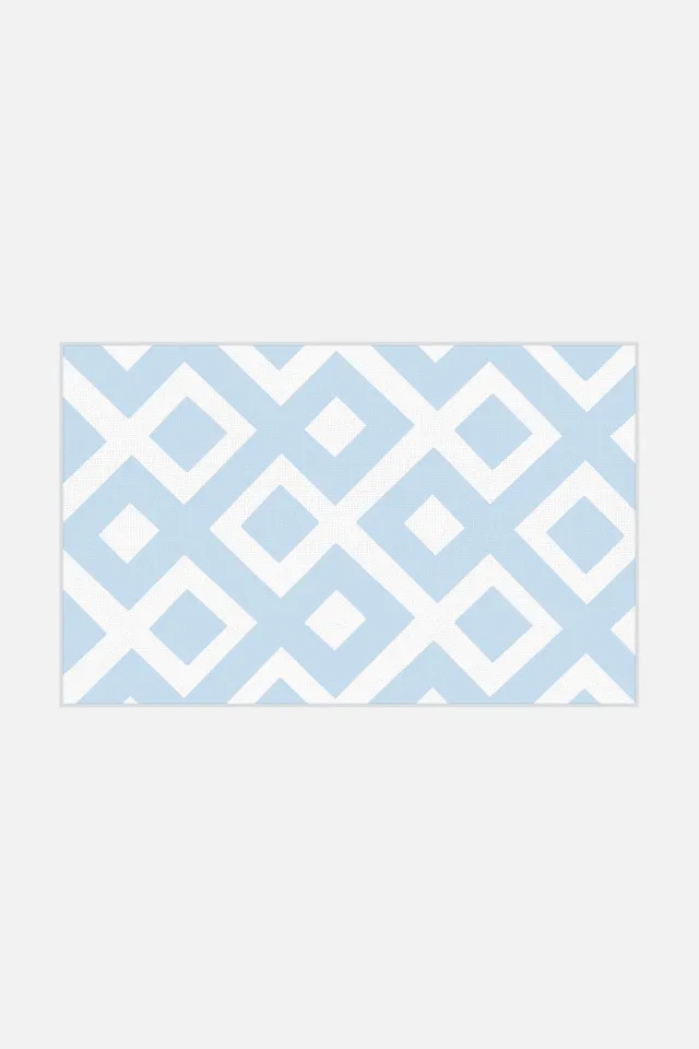teppana-skandi-aqua-badematte-flauschige-schnell-trocknende-badematte-in-blau-gr image 1