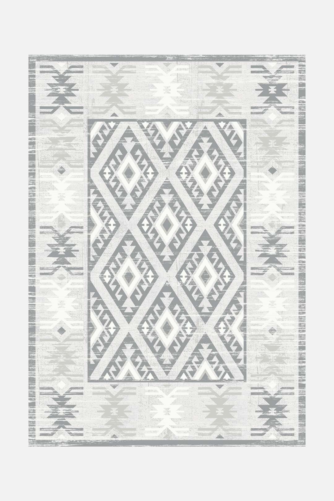 teppana-kolaya-grau-teppich-waschbarer-marokkanisch-teppich image 1