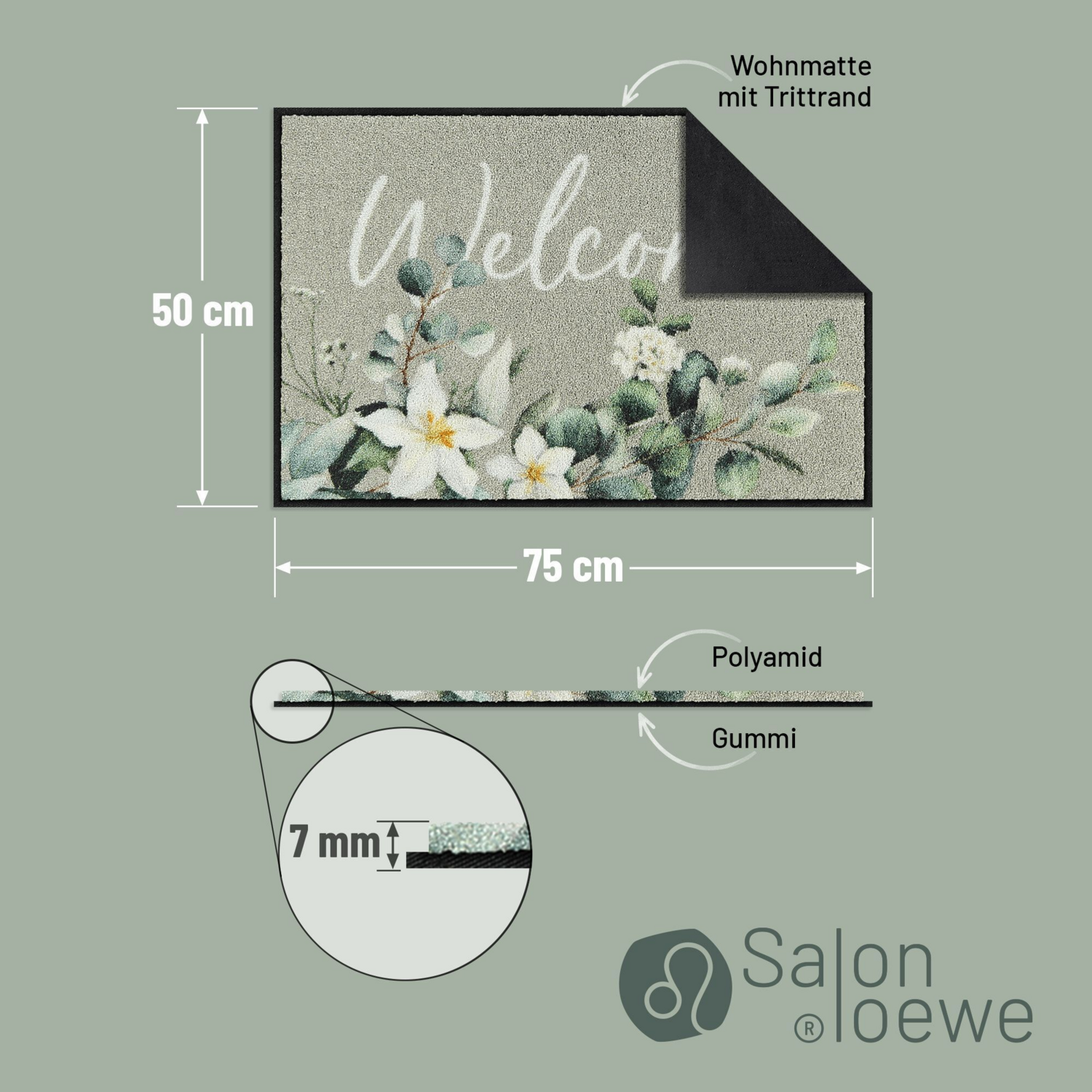 salonloewe-botanical-welcome-eingangsmatte-50-x-75-cm-waschbare-fu-matte-mit-bot image 3