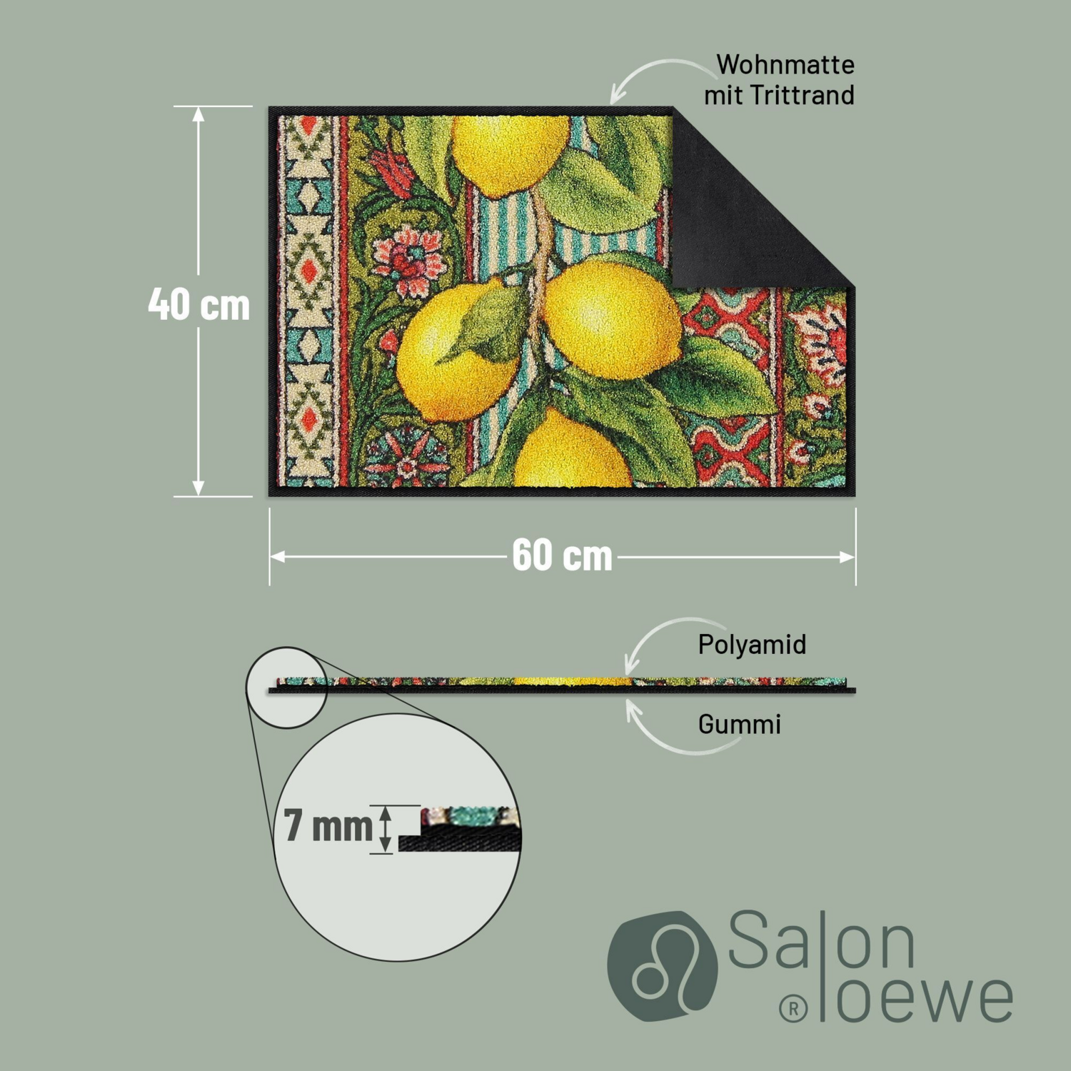 salonloewe-doni-preziosi-eingangsmatte-40-x-60-cm-waschbare-schmutzfangmatte-kaf image 4