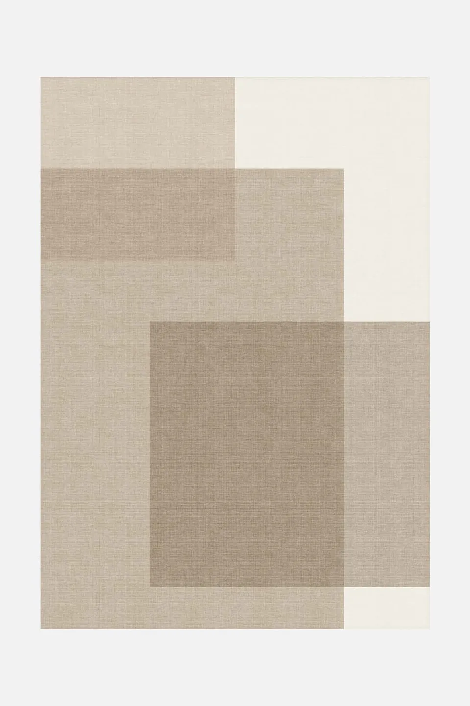 teppana-tula-beige-waschbarer-teppich-geometrisch image 1