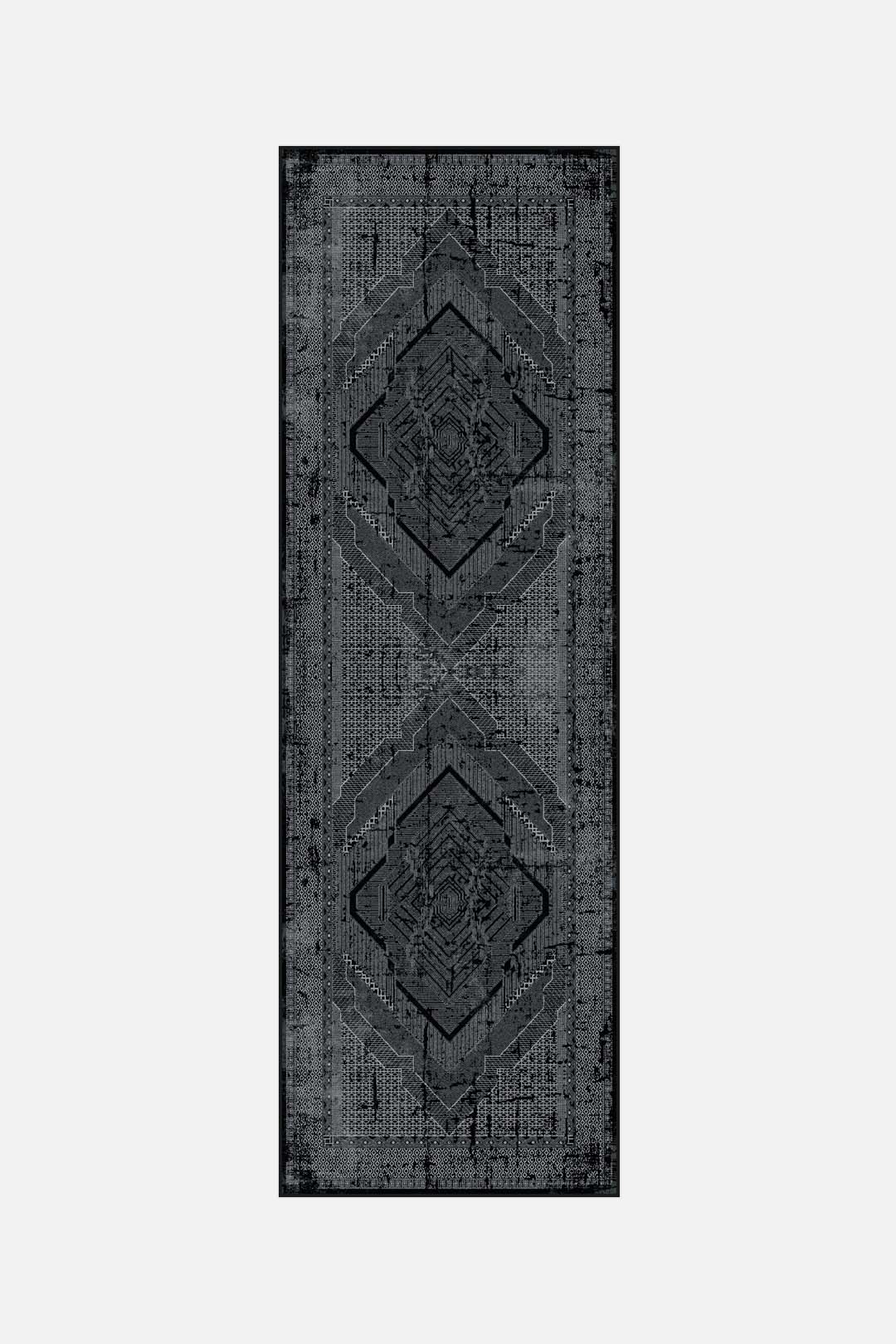 teppana-maria-ebenholz-teppich-waschbarer-design-teppich-in-grau-silber-mit-weic image 5