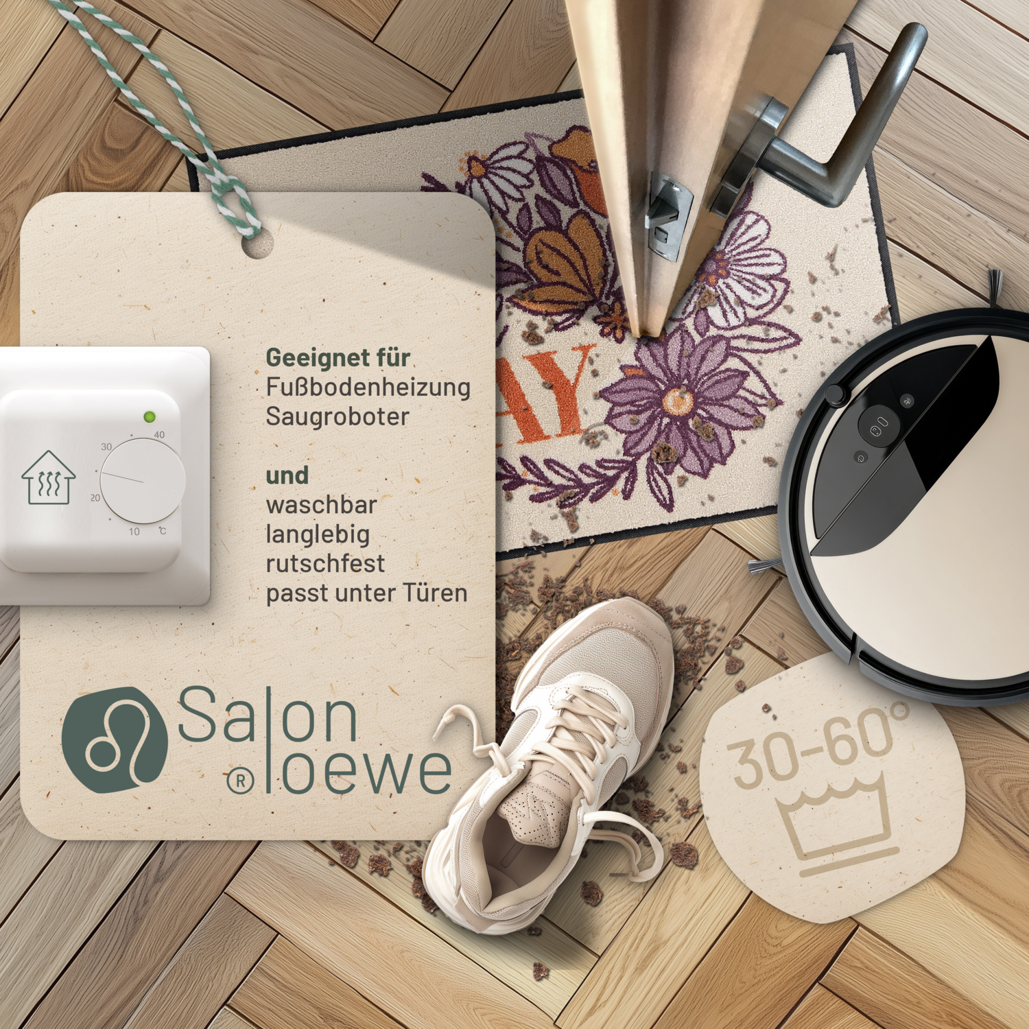 salonloewe-beautiful-day-eingangsmatte-50-x-75-cm-polyamid-rutschfest-waschbar image 3