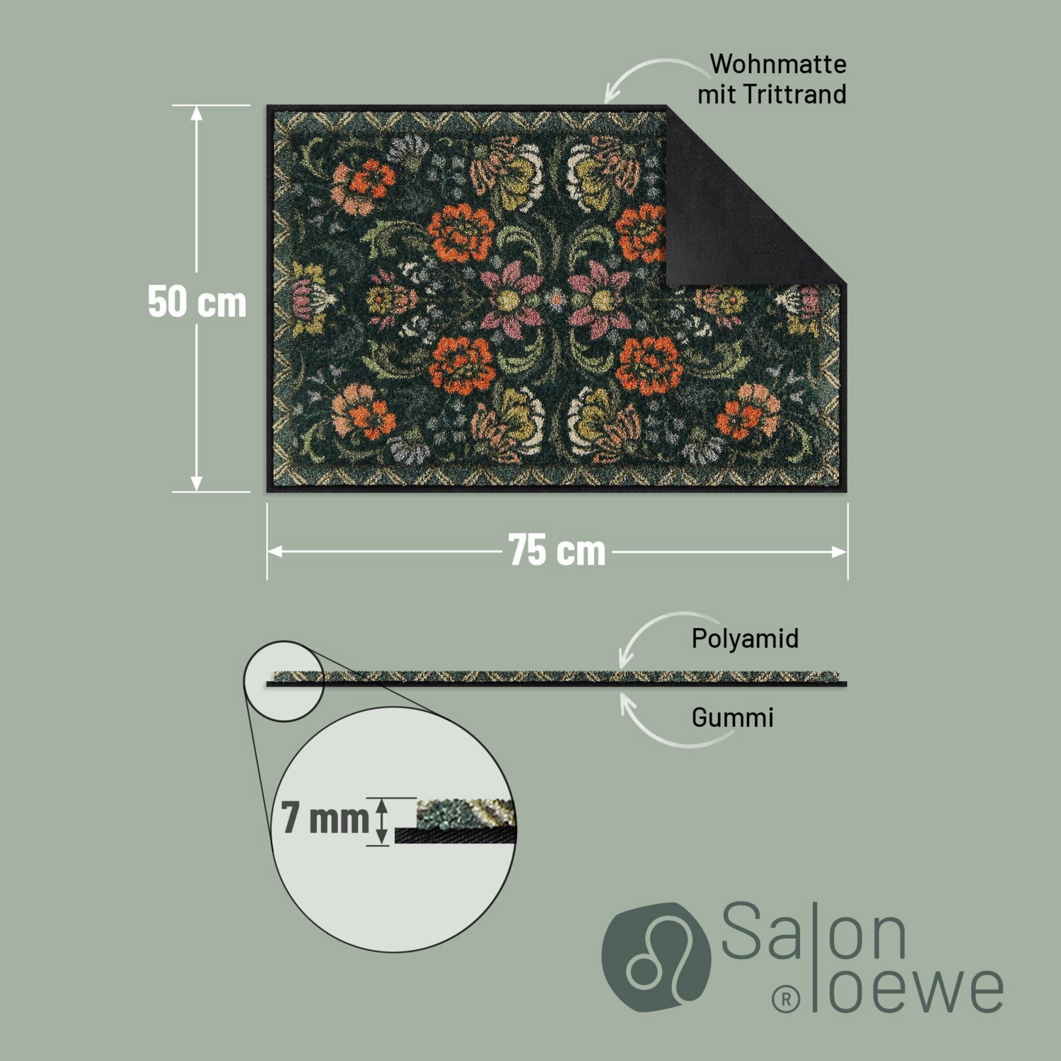 salonloewe-opulent-blossoms-eingangsmatte-50-x-75-cm-elegante-schmutzfangmatte-m image 4
