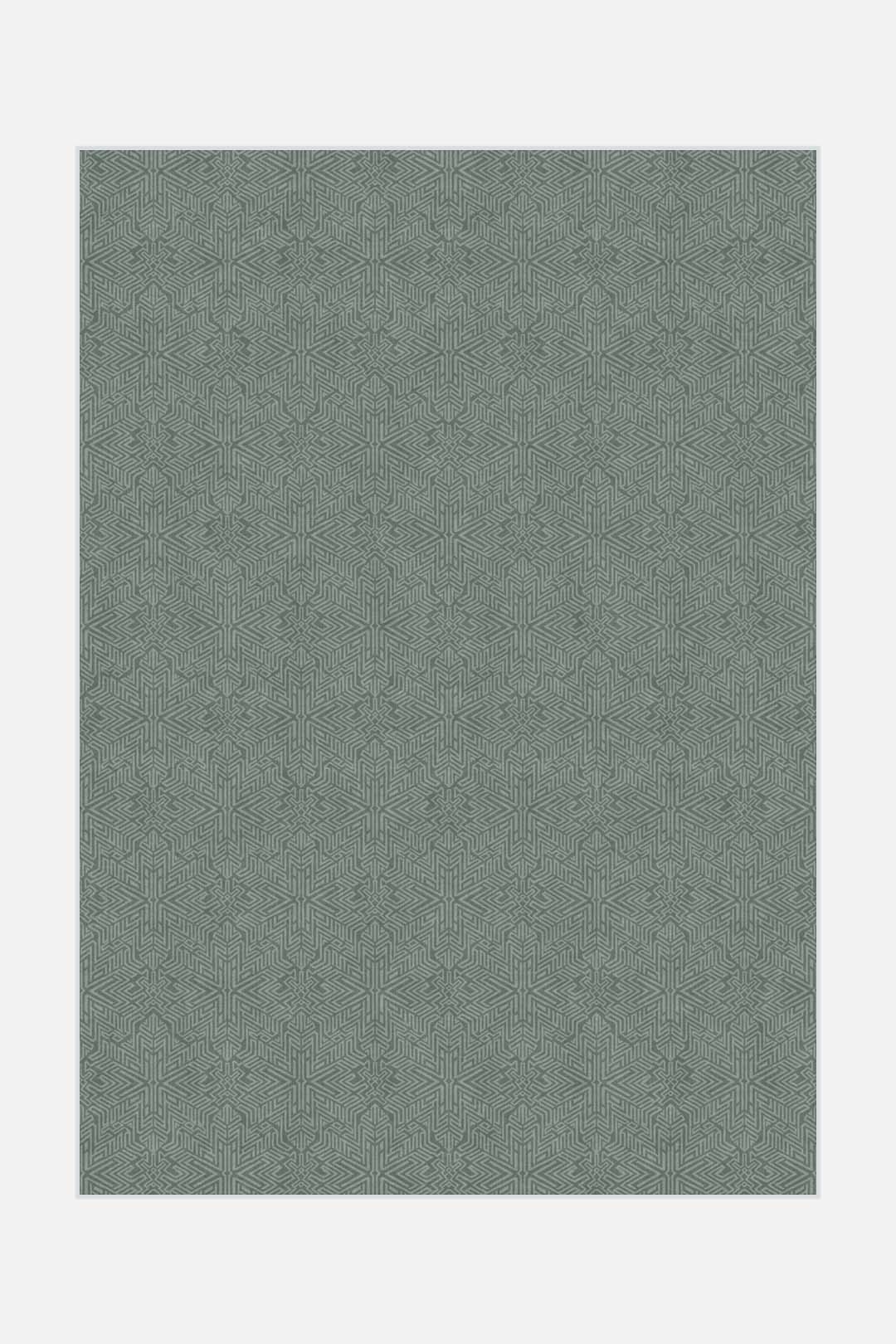 teppana-schneeflocke-tanne-teppich-waschbarer-weihnachts-teppich-mit-tannen-und- image 1