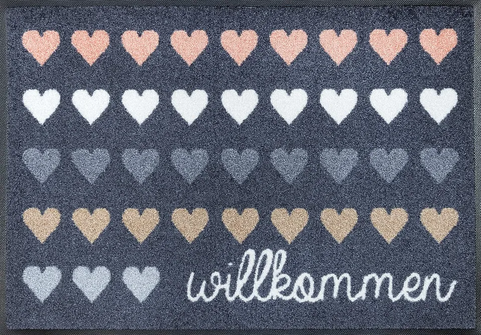 wash-dry-fu-matte-willkommen-herzen-50x75-cm image 1