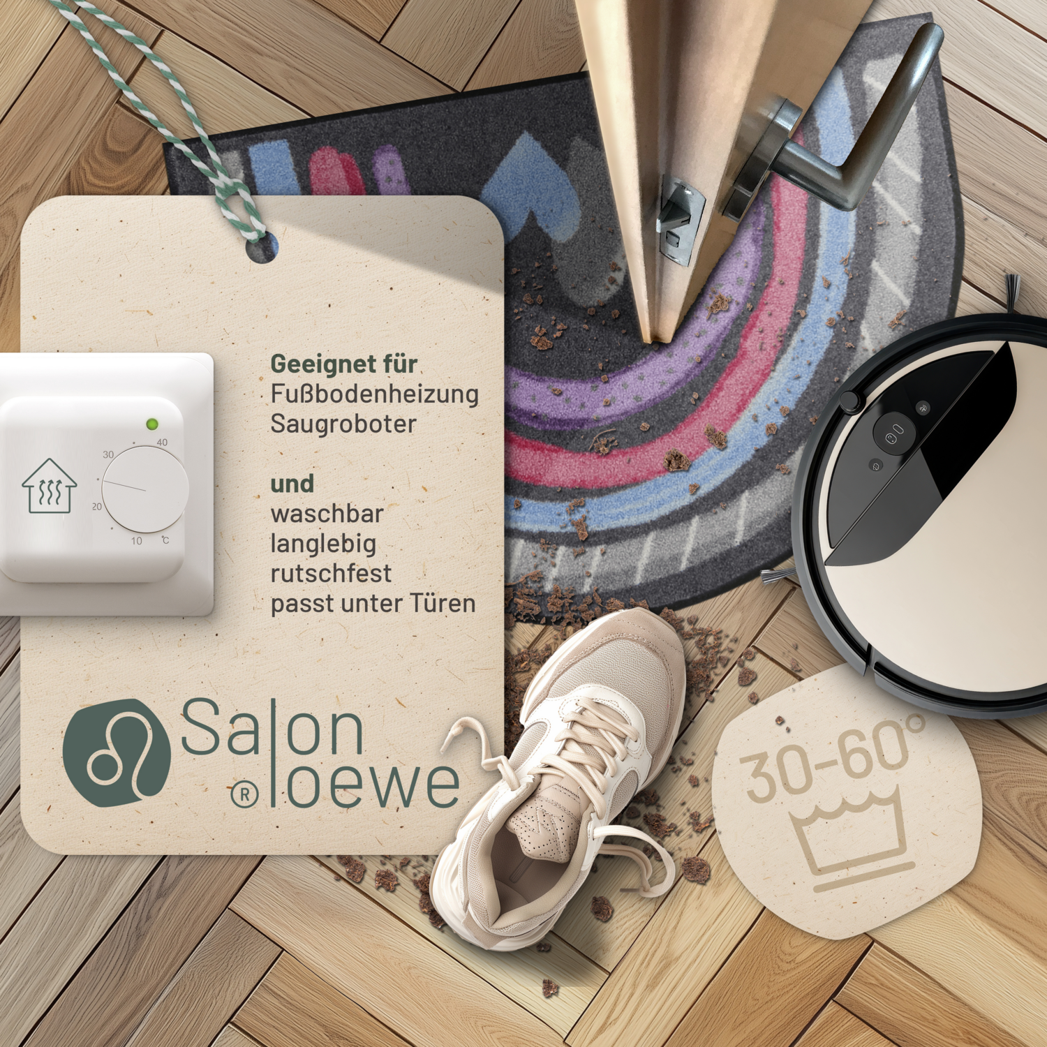 salonloewe-rainbow-hearts-shape-matte-60-x-85-cm-waschbare-herz-designmatte-mit- image 3