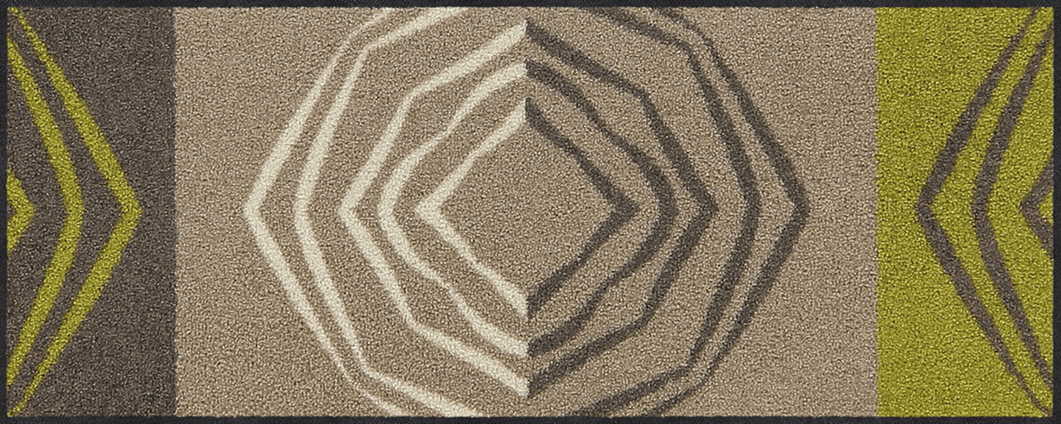 salonloewe-curved-rhombs-eco-chic-minimatte-30-x-75-cm-schmale-schmutzfangmatte image 1