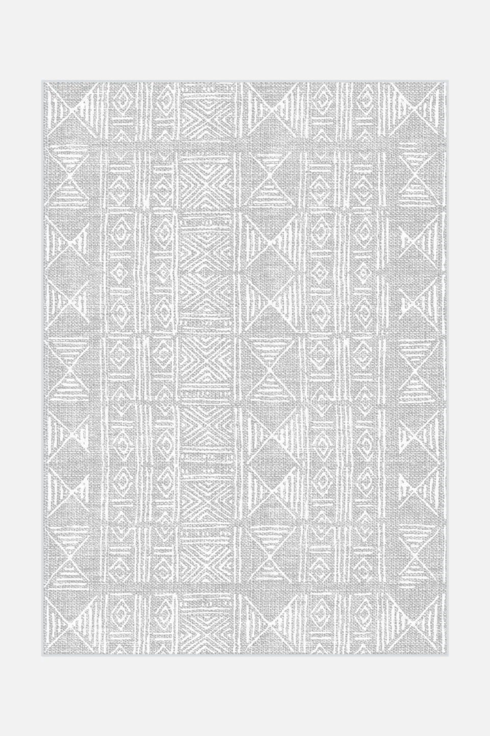 teppana-antik-grau-waschbarer-geometrisch-teppich image 1
