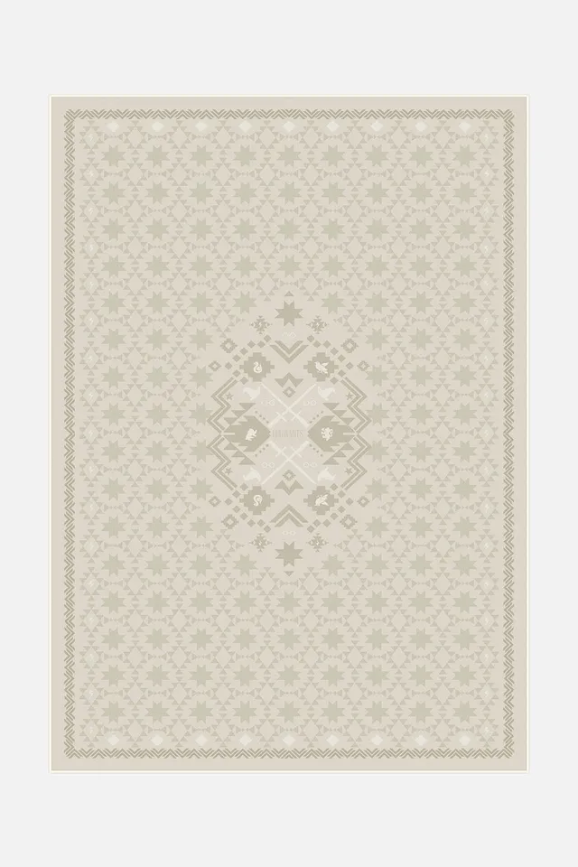 teppana-harry-potter-duell-beige-teppich-waschbar-mit-rutschmatte image 1