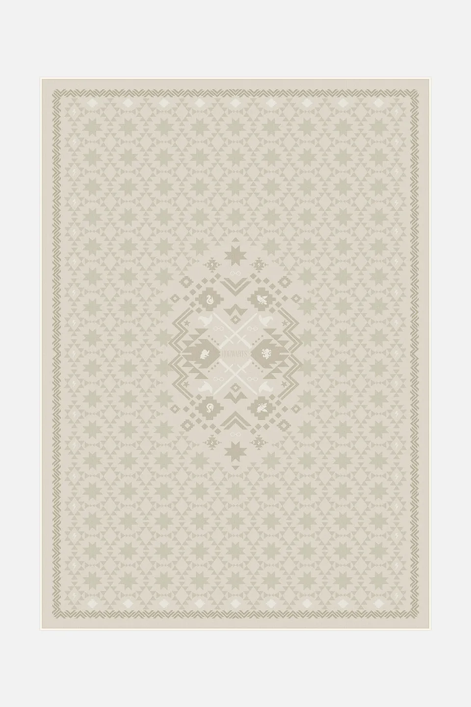 teppana-harry-potter-duell-beige-teppich-waschbar-mit-rutschmatte image 1