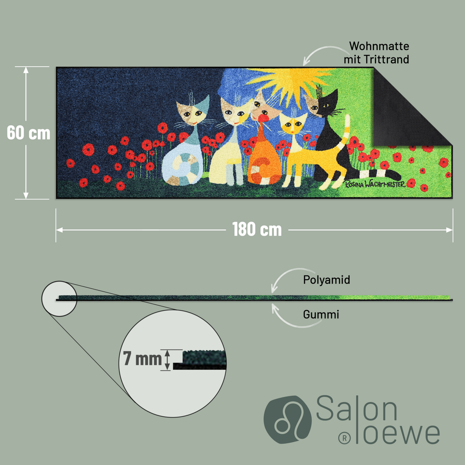 salonloewe-una-bella-compagnia-l-ufer-60-x-180-cm-waschbare-fu-matte-mit-katzenm image 4