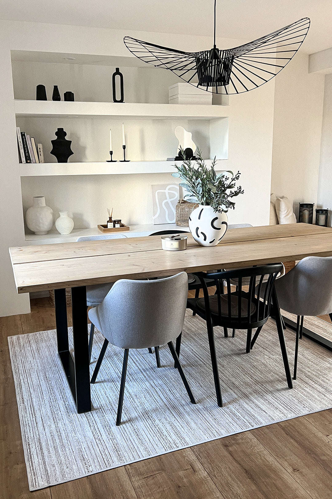 teppana-uni-hellgrau-teppich-waschbarer-indoor-teppich-grau-silber-einfarbig-mod image 4