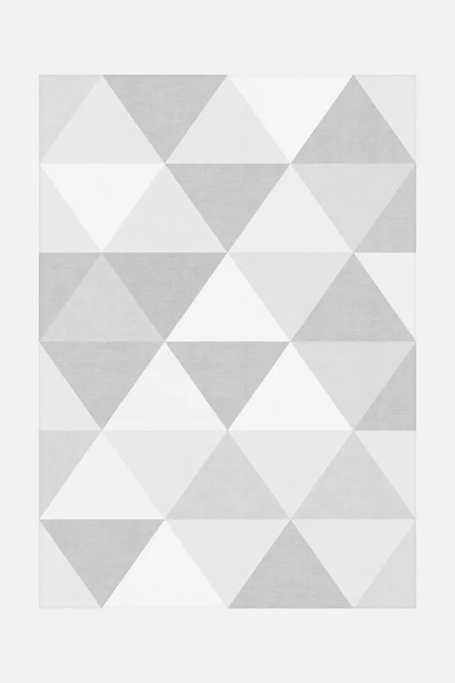 teppana-pyramide-grau-teppich-waschbarer-indoor-teppich-geometrisch image 1