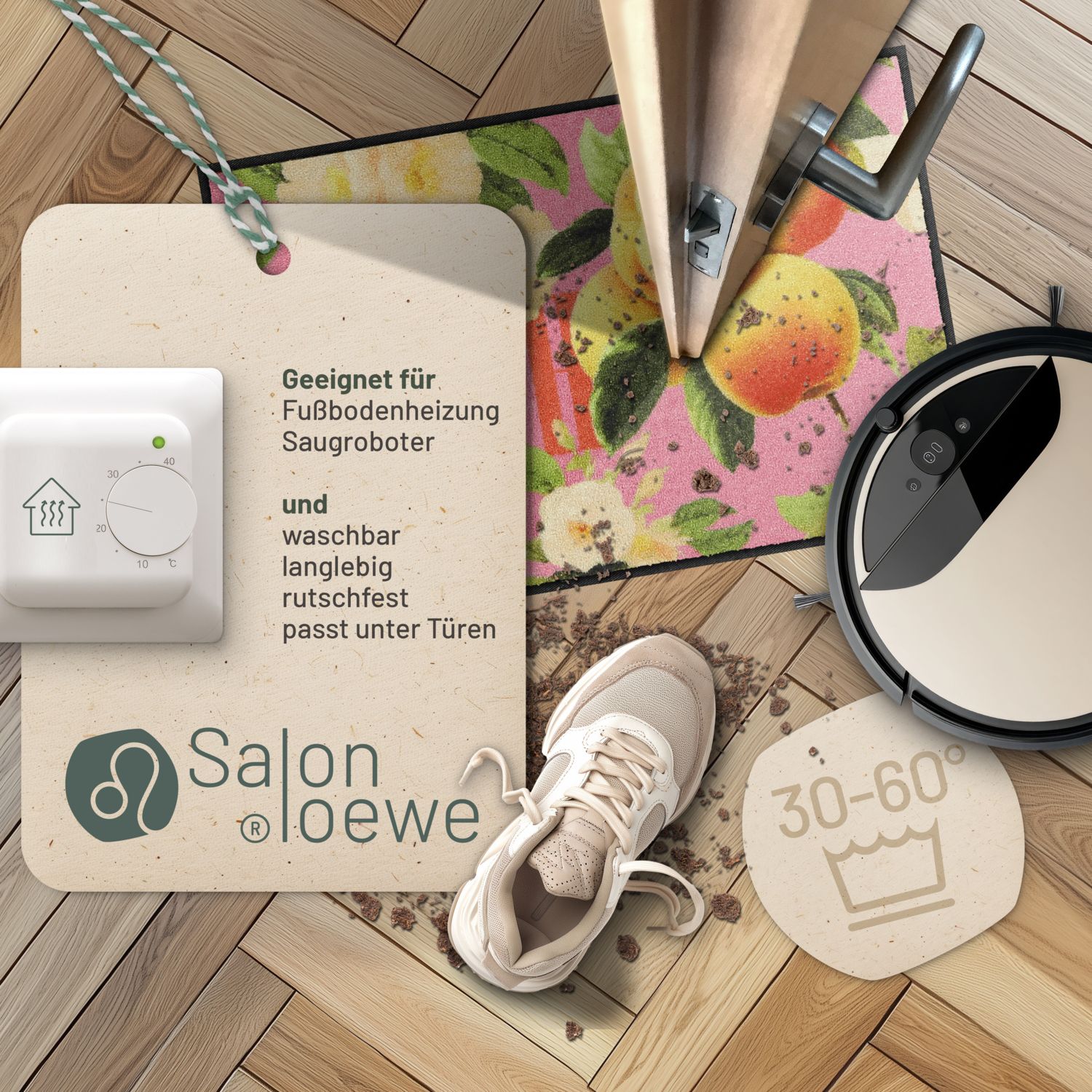 salonloewe-happy-peach-eingangsmatte-50-x-75-cm-fu-matte-mit-pfirsich-motiv-made image 3