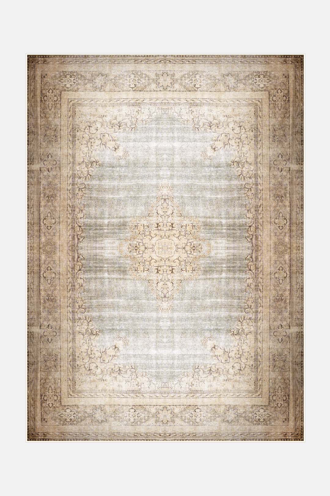 teppana-kimia-vintage-teppich-waschbarer-boho-teppich-mit-rutschfester-matte-50- image 1