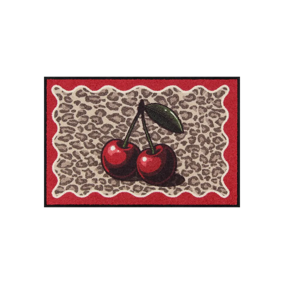 salonloewe-cherry-leo-stamp-eingangsmatte-50-x-75-cm-schmutzfangmatte-mit-leo-st image 1