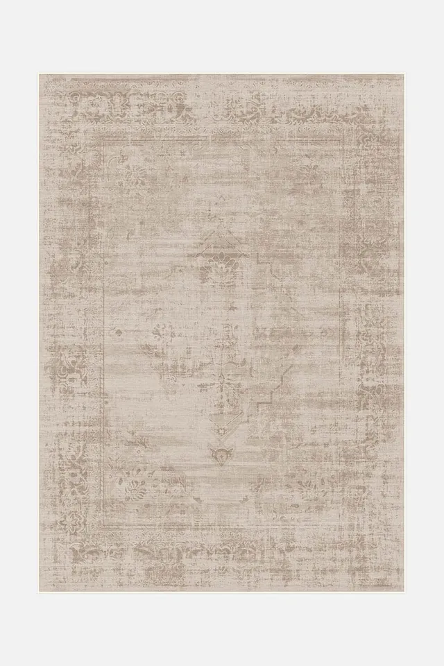teppana-paloma-taupe-teppich-waschbarer-indoor-teppich-im-boho-stil-beige-natur- image 1