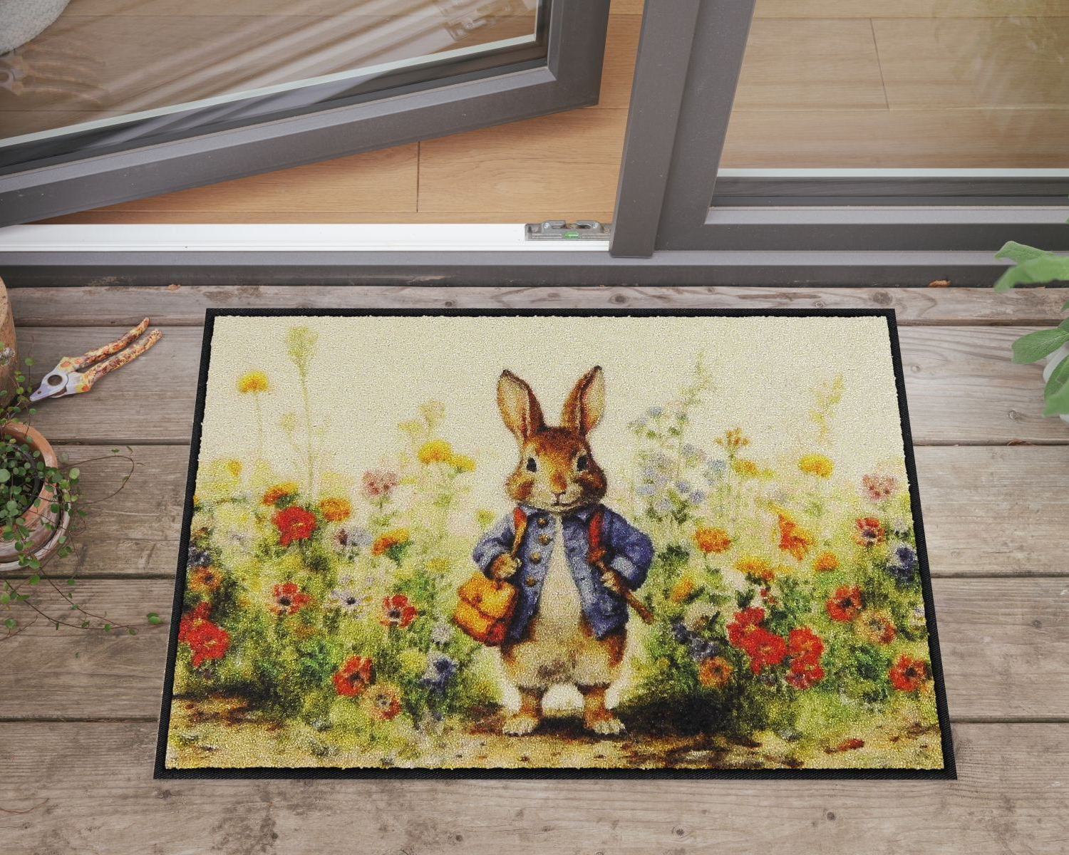 salonloewe-honey-bunny-fu-matte-waschbare-eingangsmatte-50-x-75-cm-polyamid-ruts image 2
