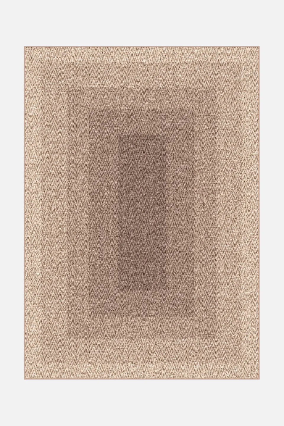 teppana-jute-haptik-emi-cappuccino-teppich-waschbarer-boho-l-ufer image 1