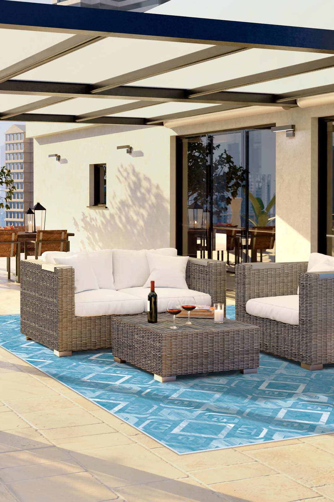 teppana-outdoor-karree-achat-teppich-waschbarer-outdoor-teppich-mit-geometrische image 5
