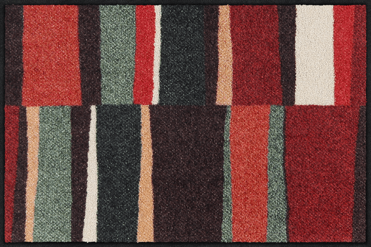 salonloewe-rhythm-lines-set-2-teiliges-set-aus-schmutzfangmatte-und-l-ufer image 2