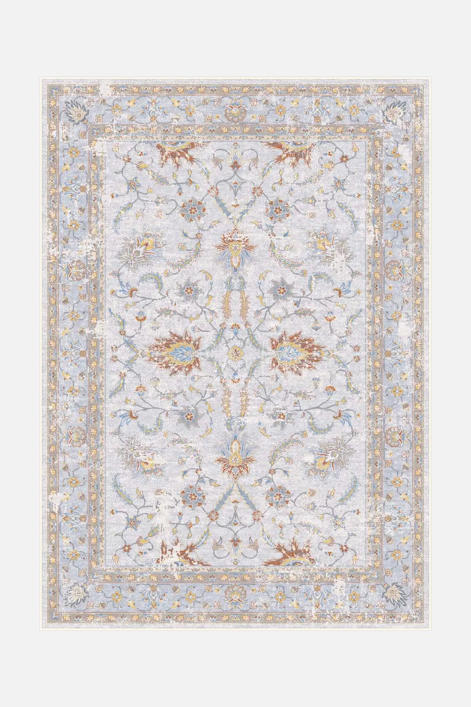 teppana-marvie-bromelie-teppich-waschbarer-inoor-teppich-mit-floralem-design-meh image 1