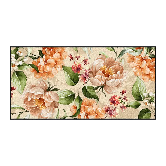 salonloewe-florina-spring-l-ufer-75-x-150-cm-waschbarer-blumen-teppich-mit-rutsc image 1