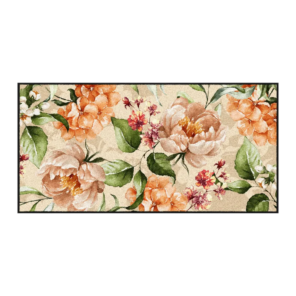 salonloewe-florina-spring-l-ufer-75-x-150-cm-waschbarer-blumen-teppich-mit-rutsc image 1