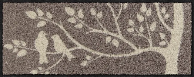 salonloewe-skandi-birds-minimatte-30-x-75-cm-schmale-schmutzfangmatte-mit-baum-u image 1