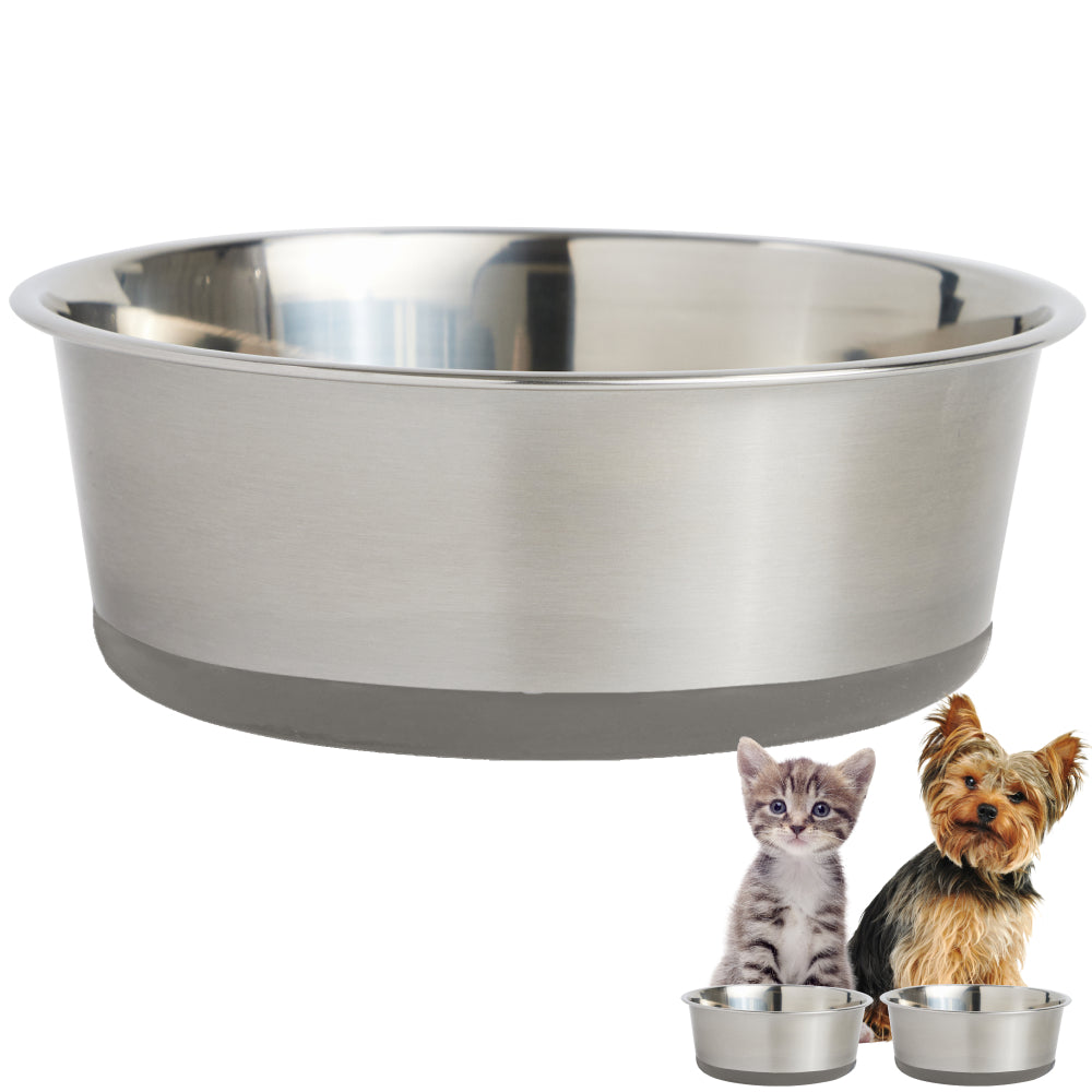 gorilla-grip-stainless-steel-dog-bowl-hundenapf-einzeln image 2