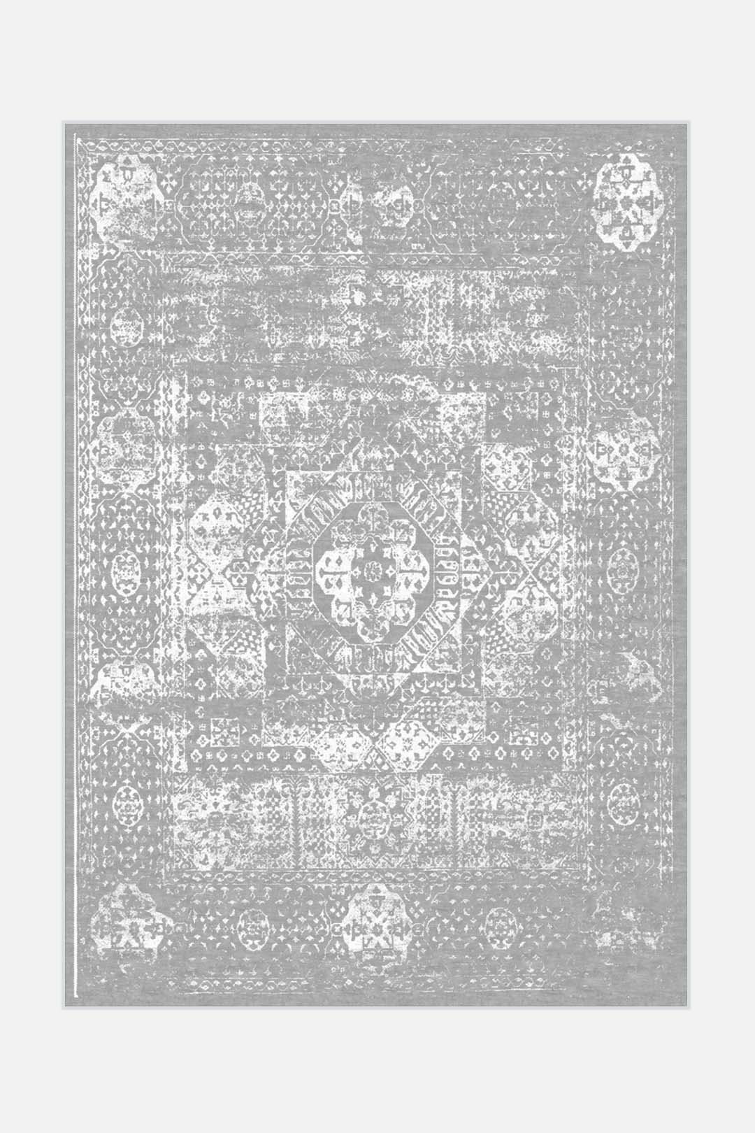 teppana-emily-klassisch-teppich-waschbarer-indoor-teppich-in-grau-silber-inkl-ru image 1