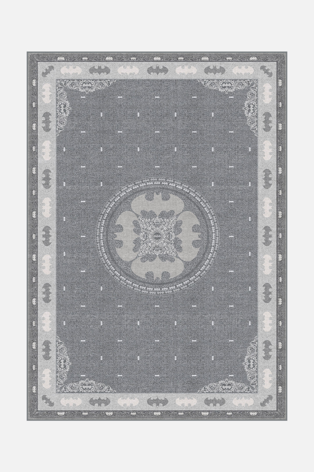 teppana-batman-klassik-grau-teppich-waschbar image 1